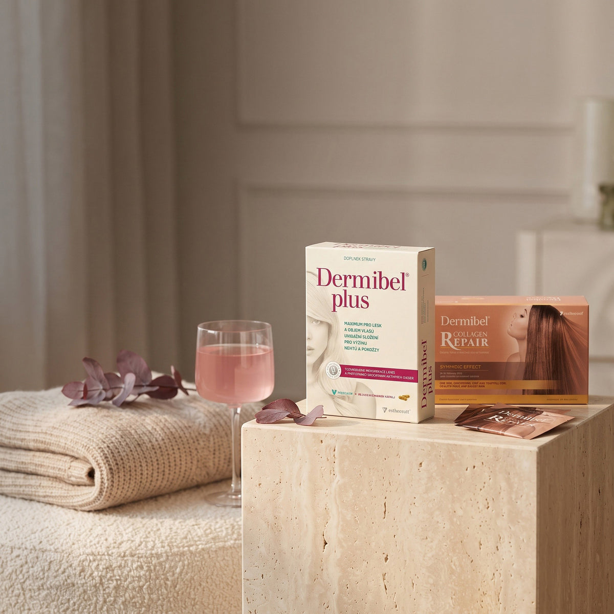 Podzimni beauty duo Dermibel® Plus & Collagen Repair