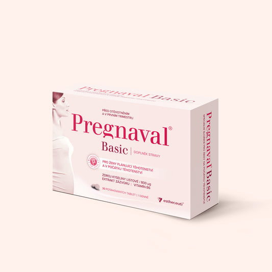 Pregnaval® Basic – Těhotenské vitamíny pro celé těhotenství 